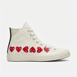 Converse Comme Des Garcons Play X Chuck 70 Hi Top Multi Heart