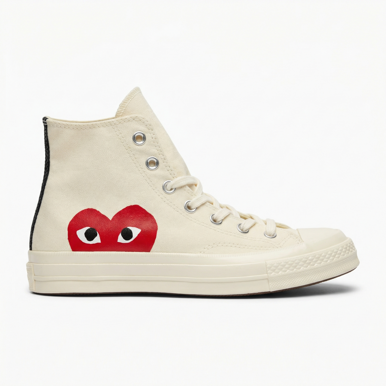 Converse Comme Des Garcons Play X Chuck 70 High Beige