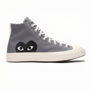 Converse Comme Des Garcons Play X Chuck 70 High Steel Grey