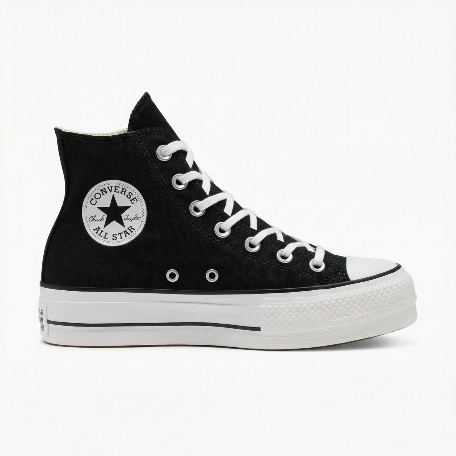 Converse Plataforma Altas Negras