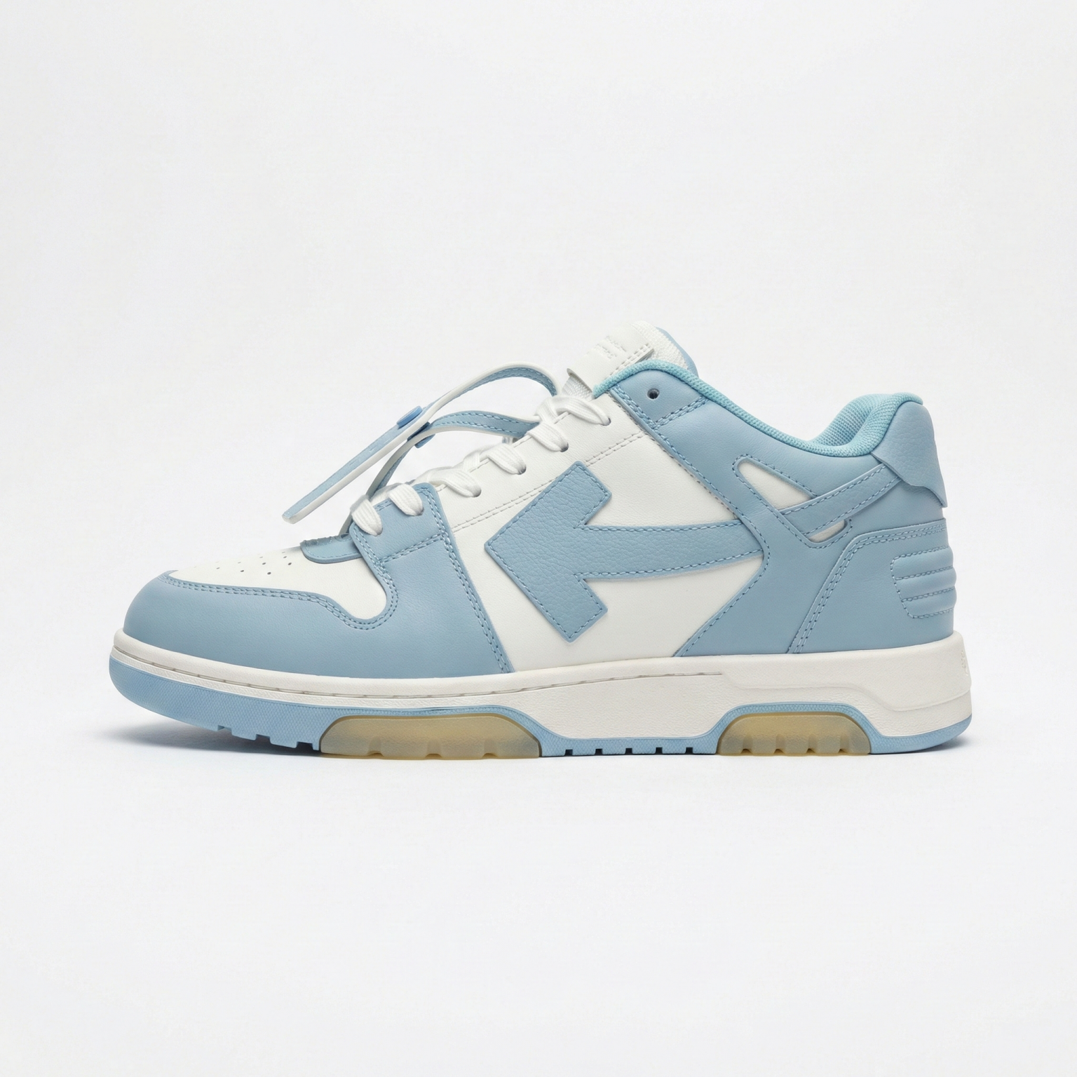 Off White Out Of Office Calf Leather Baby Blue - Imagen 2