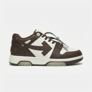 Off White Out Of Office Low Tops Chocolate Cream