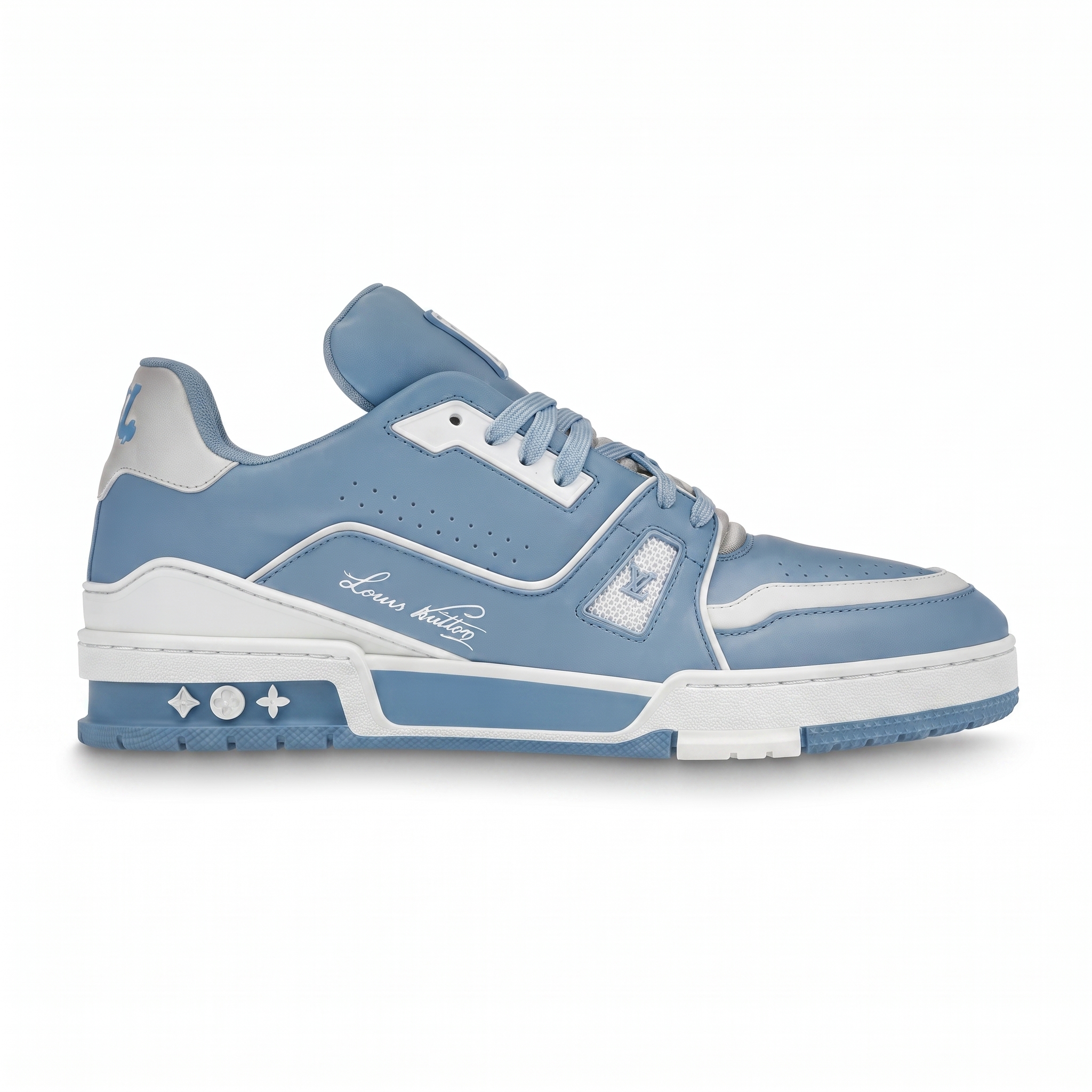Louis Vuitton Trainer 54 Light Blue White