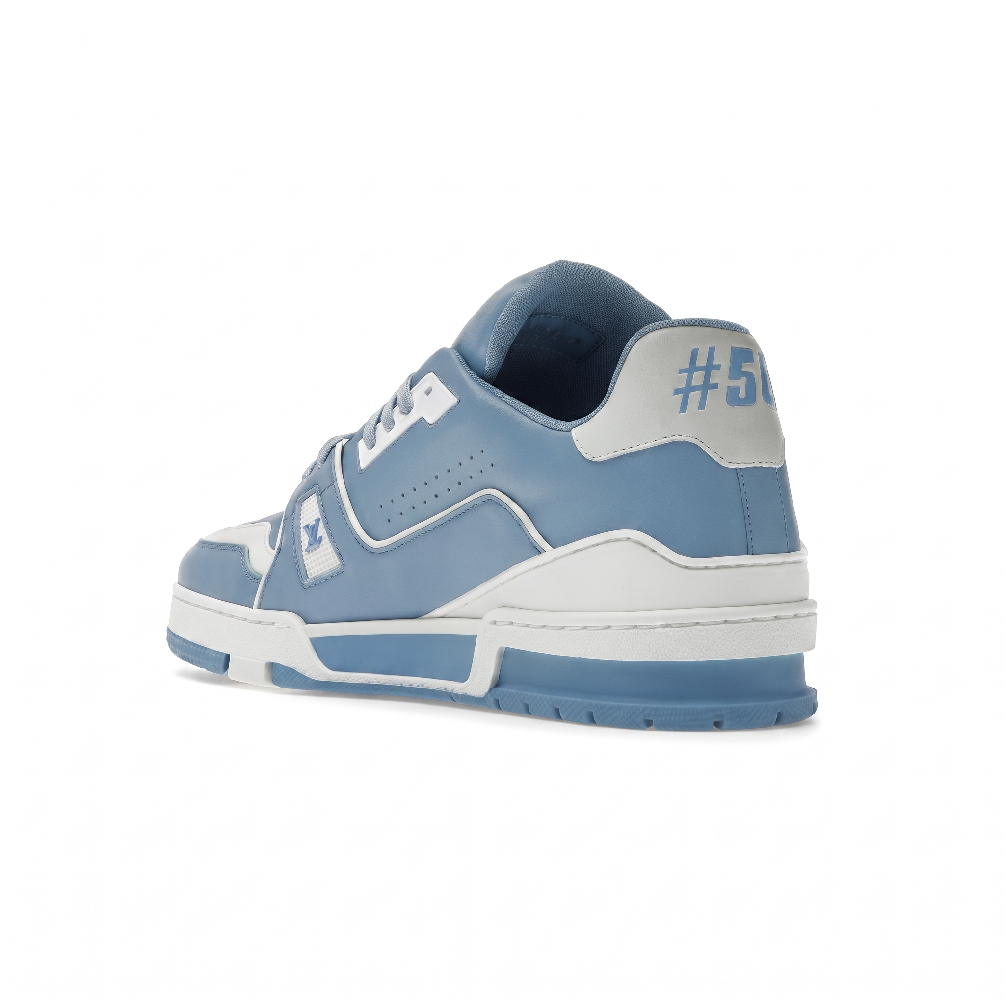 Louis Vuitton Trainer 54 Light Blue White - Imagen 2