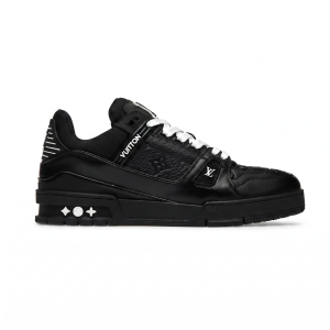 Louis Vuitton Trainer Black Embossed Monogram