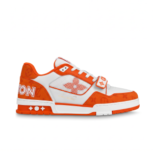 Louis Vuitton Trainer Monogram Denim Orange