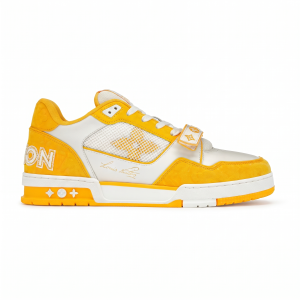 Louis Vuitton Trainer Monogram Denim Yellow