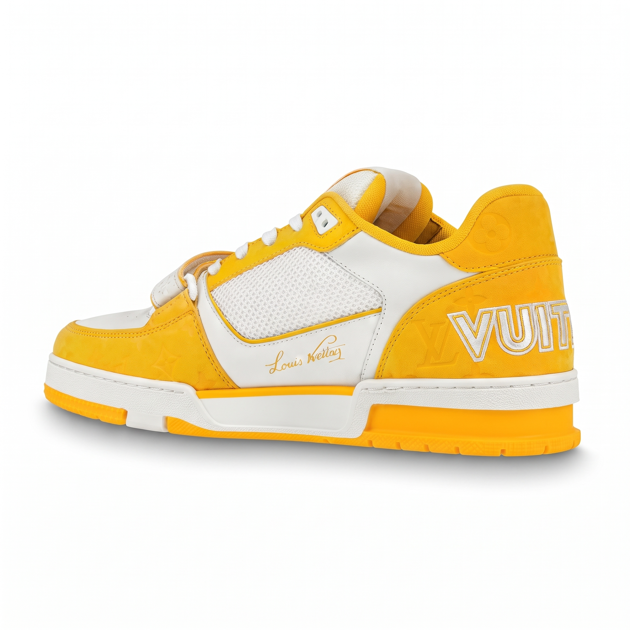 Louis Vuitton Trainer Monogram Denim Yellow - Imagen 3